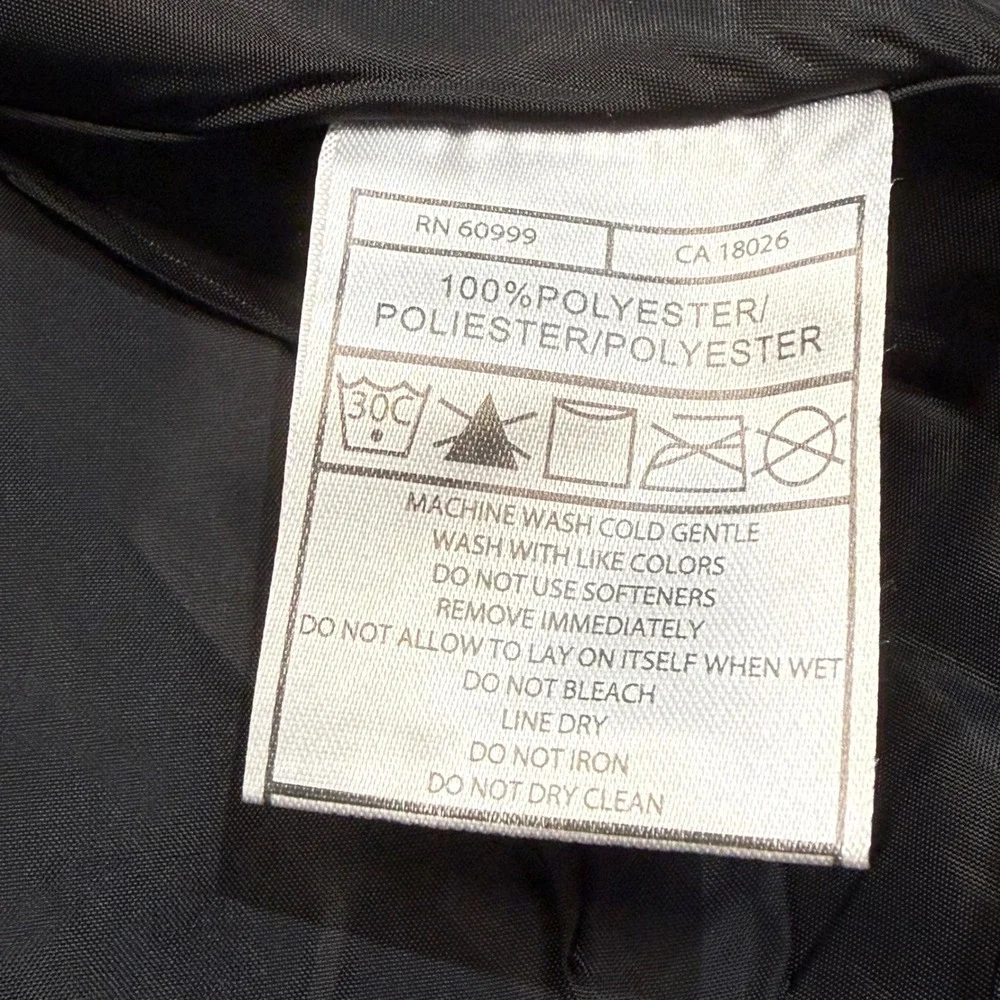 Antigua Washington Commanders Objection Full Zip Jacket Mens‎ Large Black NWOT